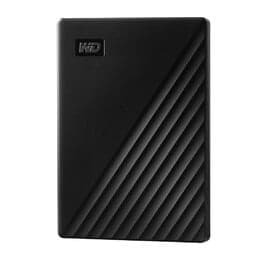 WD My Passport WDBPKJ0050BBK - Disco rígido - encriptado - 5 TB - externa (portátil) - USB 3.2 Gen 1 - 256-bits AES - preto