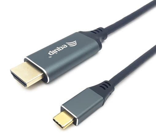 EQUIP CABO USB-C TO HDMI M/M 4K/60HZ ALUMINUM SHELL 1.0MT