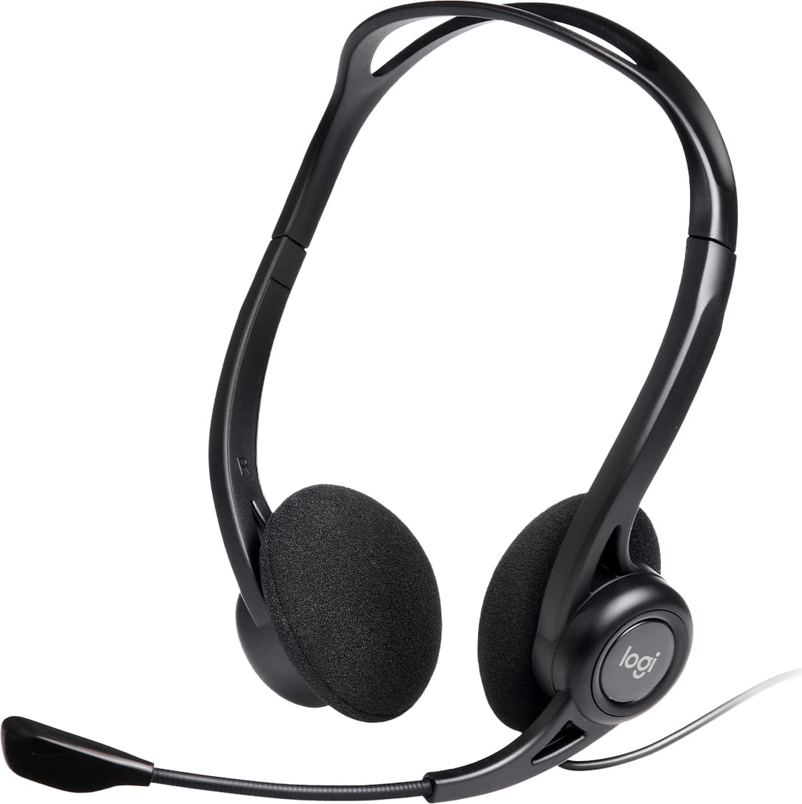 Logitech PC Headset 960 USB - Auscultadores - no ouvido - com cabo