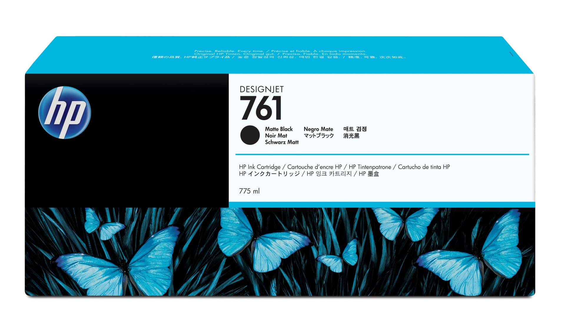 HP 761 - 775 ml - alta capacidade - preto opaco - original - DesignJet - tinteiro - para DesignJet T7100, T7200, T7200 Production Printer