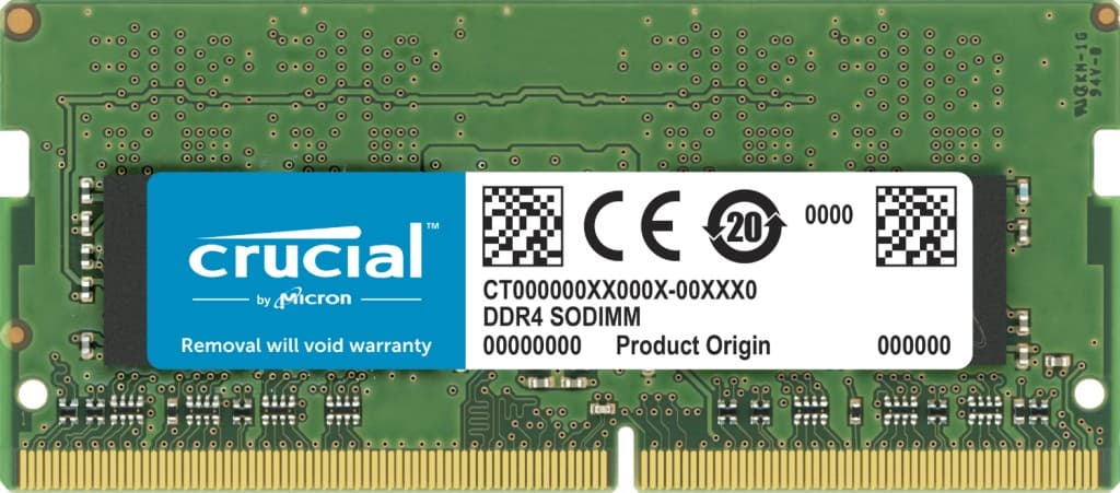Crucial - DDR4 - módulo - 32 GB - SO DIMM 260-pinos - 3200 MT/s / PC4-25600 - CL22 - 1.2 V - unbuffered - sem ECC