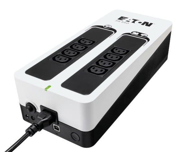 Eaton 3S 550 - UPS - AC 220-240 V - 330 watt - 550 VA - 1 fase - USB - conectores de saída: 8