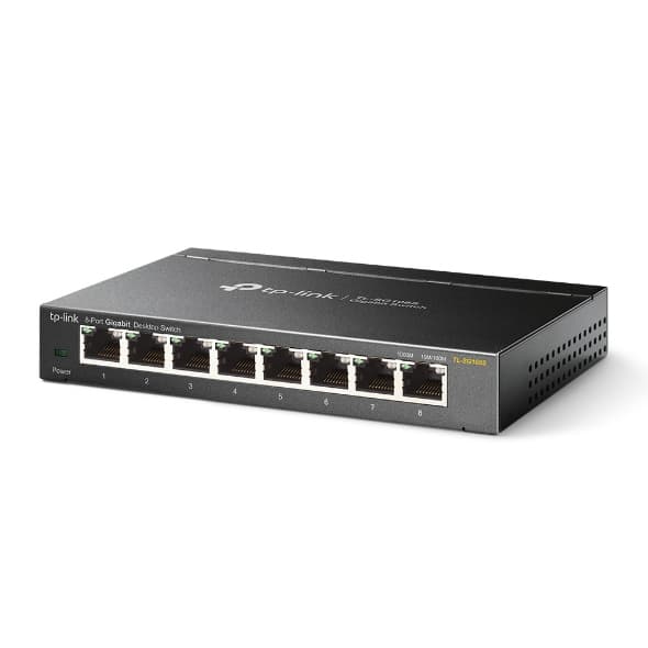 TP-LINK SWITCH DESKTOP 8PORT 10/100/1000MBPS