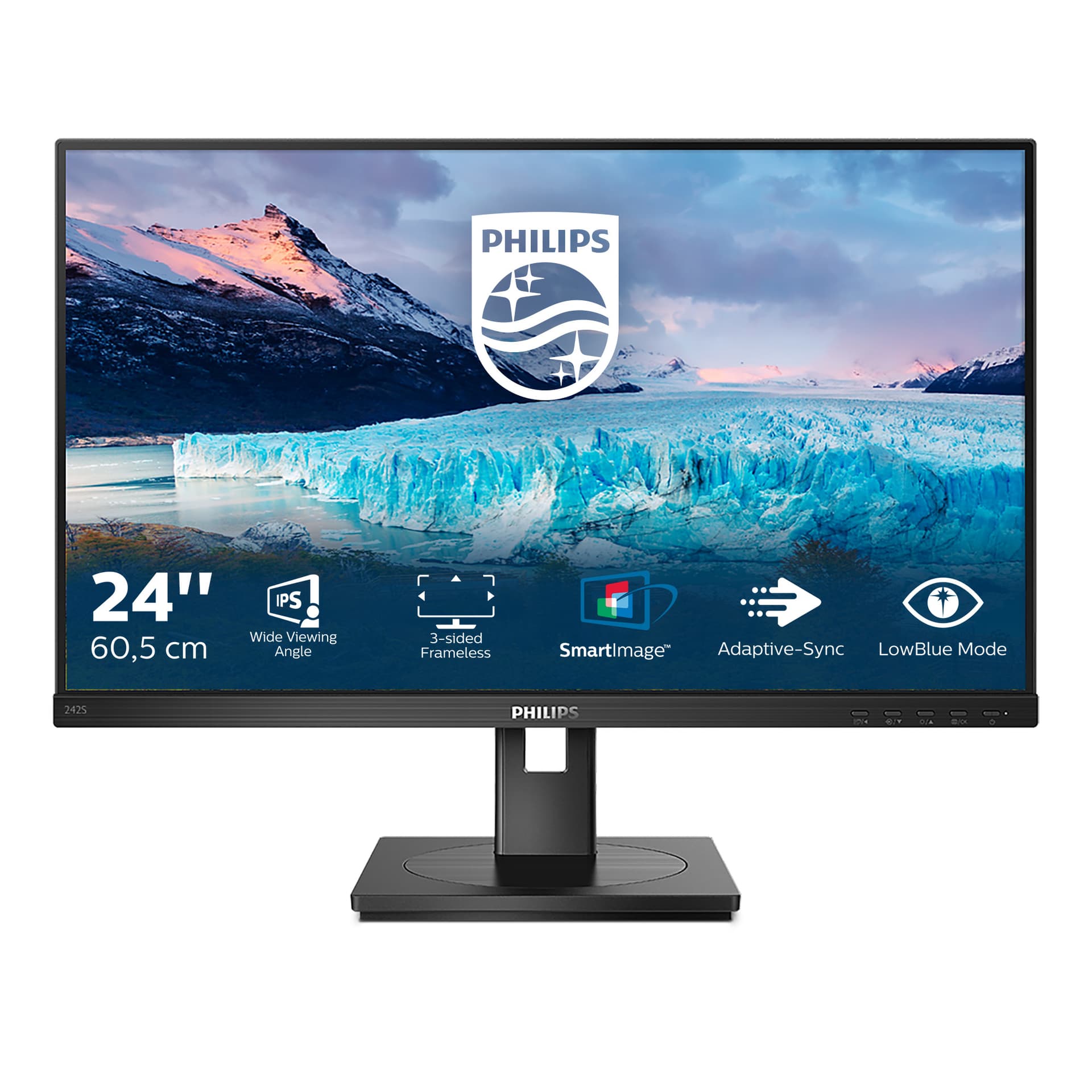 Philips S Line 242S1AE/00, 60,5 cm (23.8"), 1920 x 1080 pixels