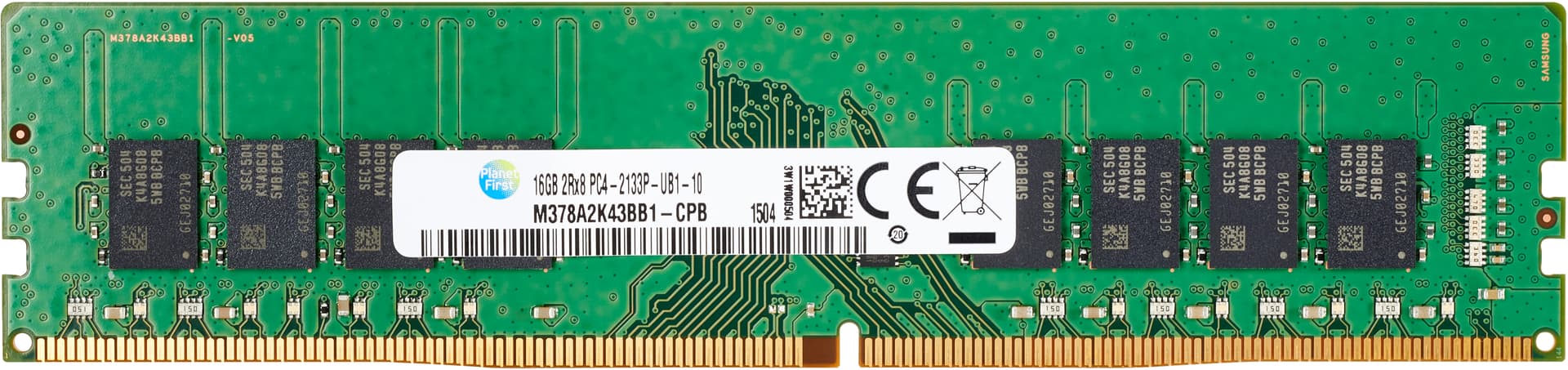 HP - DDR4 - módulo - 4 GB - DIMM 288-pin - 3200 MHz / PC4-25600 - 1.2 V - unbuffered - sem ECC - para HP 280 G4, 280 G5, 290 G3, 290 G4, Desktop 280 Pro G5, Pro 300 G6, EliteDesk 705 G5 (DIMM), 800 G6 (DIMM), 800 G8 (DIMM), 805 G8 (DIMM), ProDesk 400