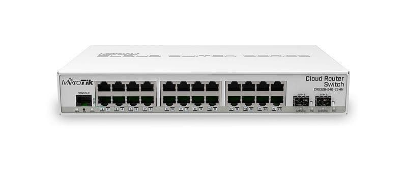 MikroTik Cloud Router Switch 326-24G-2S+IN with RouterOS