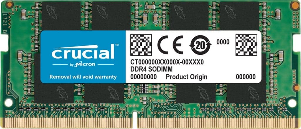 Crucial - DDR4 - módulo - 16 GB - SO DIMM 260-pinos - 3200 MT/s / PC4-25600 - CL22 - 1.2 V - unbuffered - sem ECC