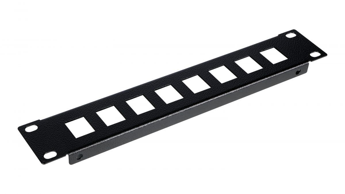 EQUIP PATCH PANEL 8PORT 10" 1U PRETO