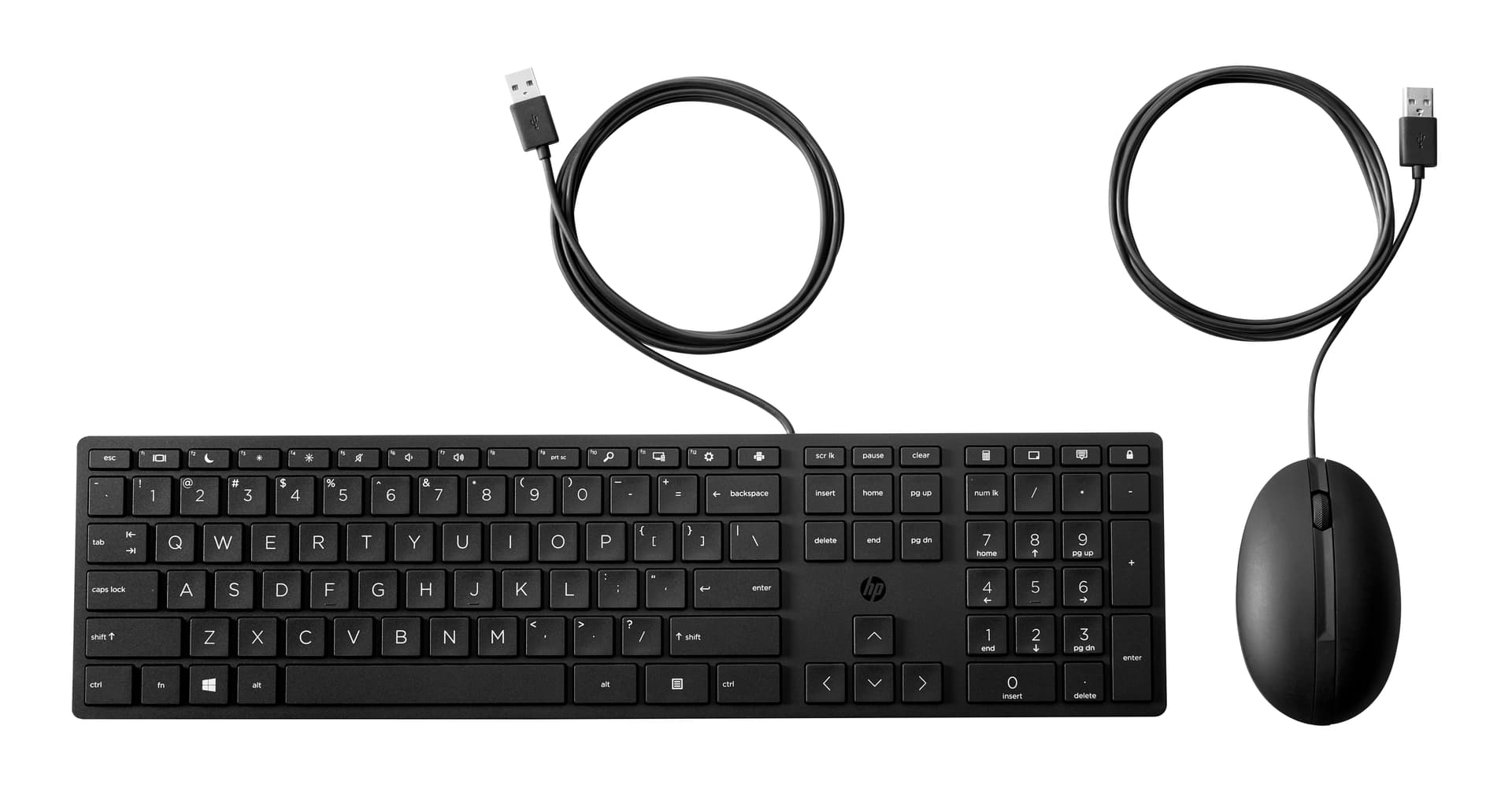 HP Desktop 320MK - Conjunto de teclado e rato - full size - USB