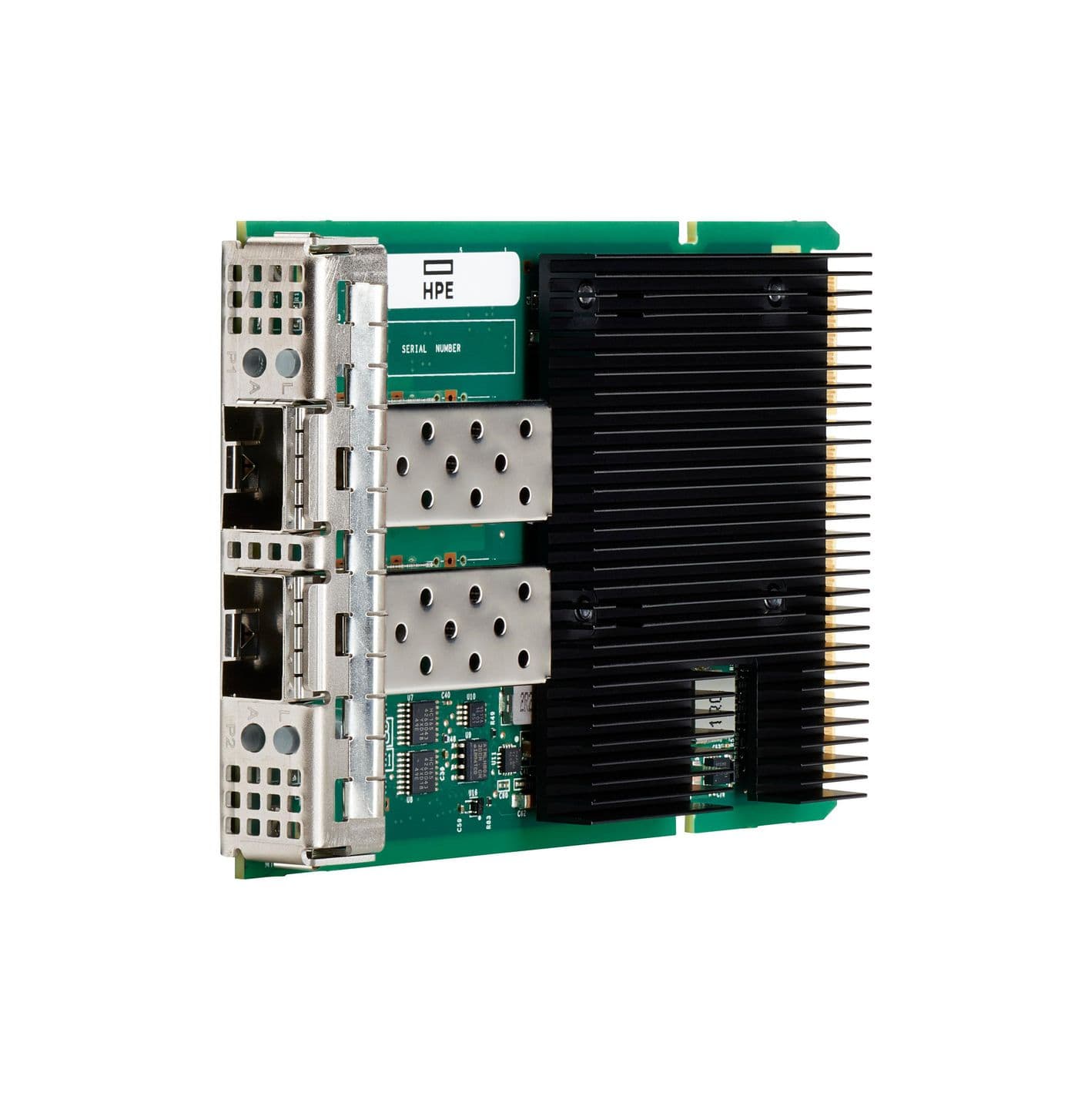 Broadcom BCM57412 - Adaptador de rede - OCP 3.0 - 1Gb Ethernet / 10Gb Ethernet SFP+ x 2 - para ProLiant DL325 Gen10, DL345 Gen10, DL360 Gen10, DX360 Gen10, XL220n Gen10, XL290n Gen10