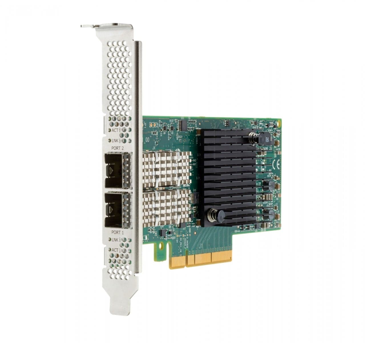 Broadcom BCM57414 - Adaptador de rede - PCIe 3.0 x8 - Gigabit Ethernet / 10Gb Ethernet / 25Gb Ethernet SFP28 x 2 - para ProLiant DL20 Gen10, DL325 Gen10, DL360 Gen10, DL380 Gen10, ML30 Gen10, XL220n Gen10