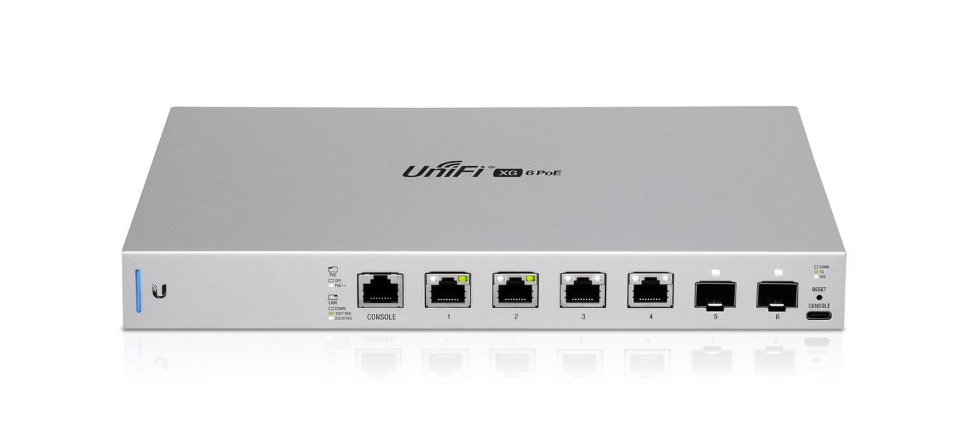 Ubiquiti UniFi Switch 6-port 10GiB UniFi US-XG-6POE, Managed