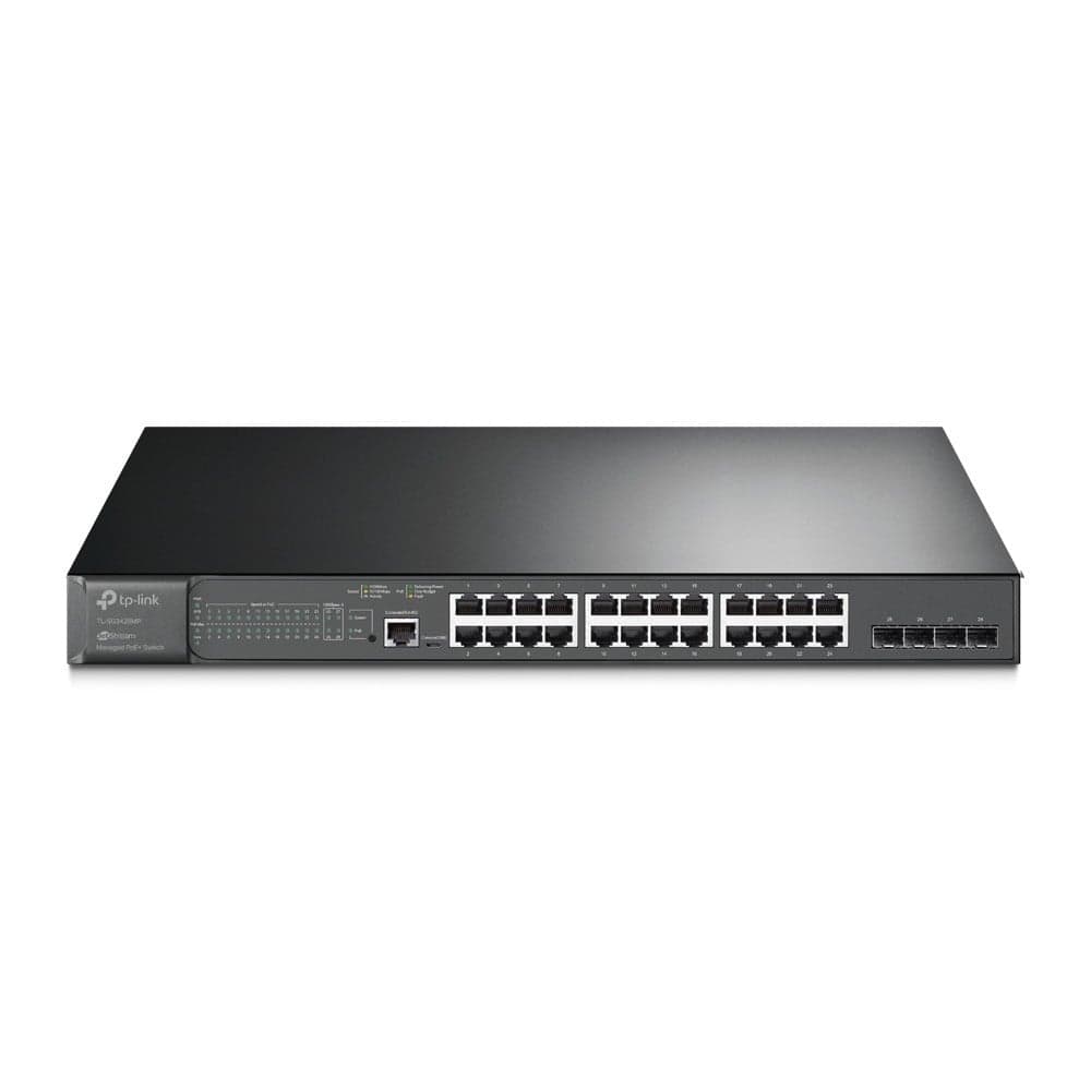 TP-Link SG3428MP (TL-SG3428MP) JetStream™ 28-Port Gigabit L2+ Managed Switch with 24-Port PoE+