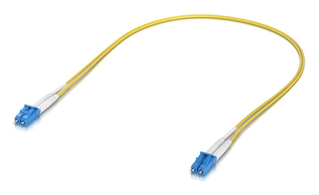 Ubiquiti Lightweight fiber patch cable for up to 100G connections.