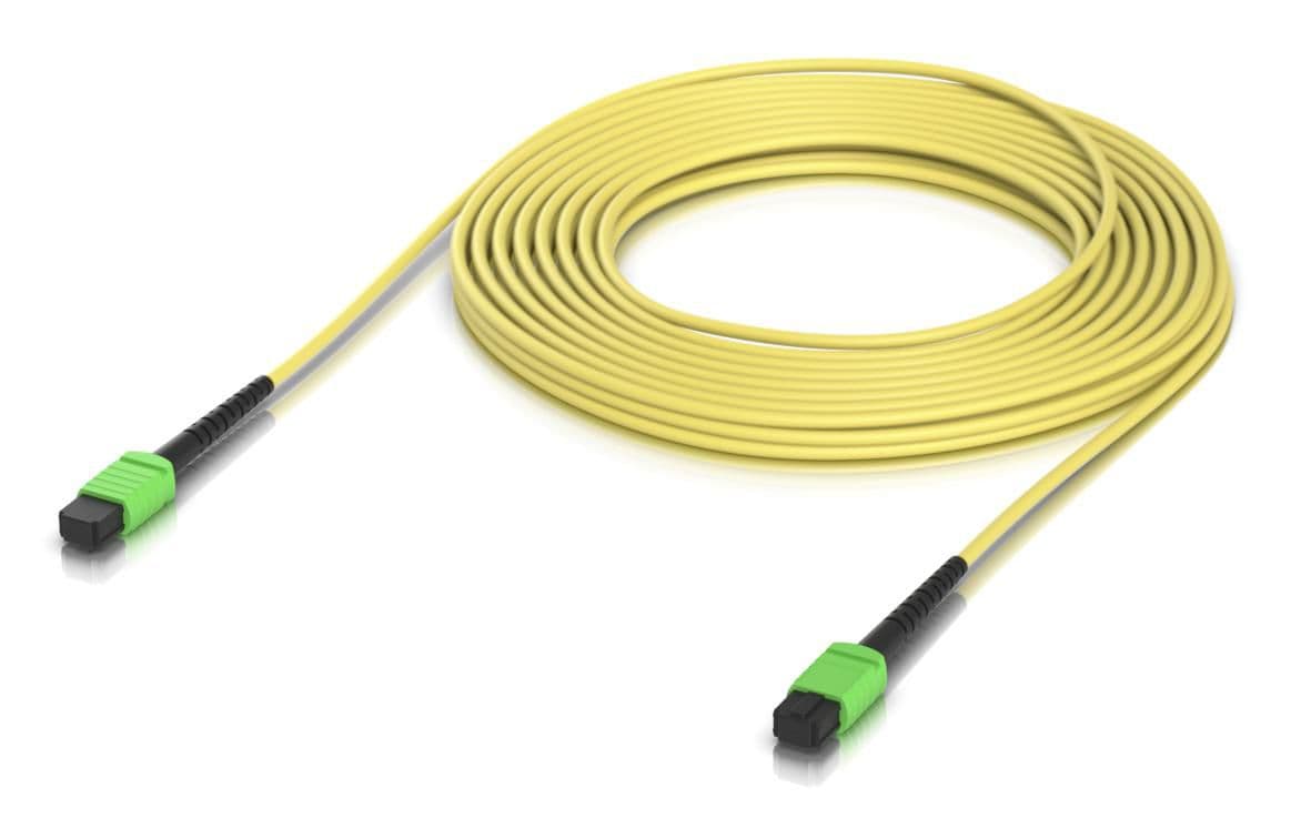 Ubiquiti Indoor OS2 single-mode fiber patch cable with MPO-12 Type