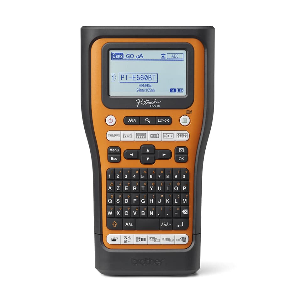 BROTHER PTE560BTSPQL1 Electrician Labelling Kit Integrated Bluetooth and Automatic Cutter Up to 24mm