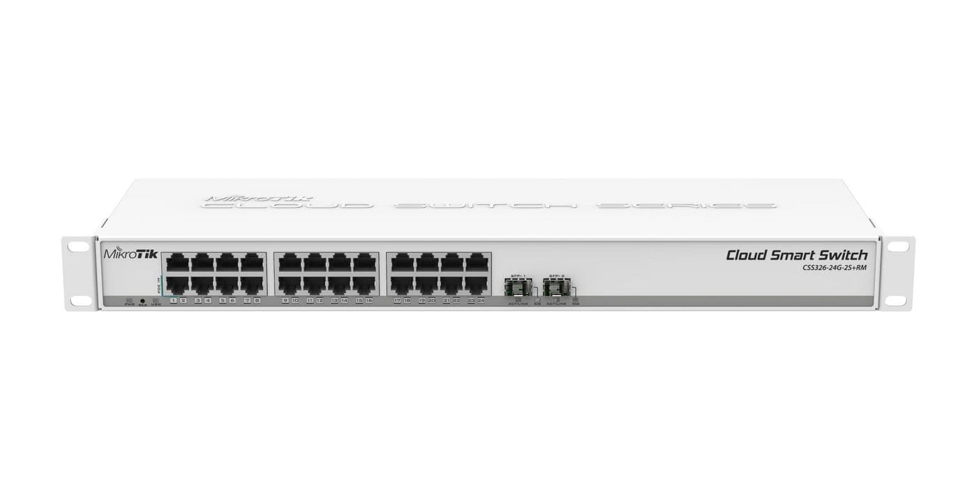 MikroTik Cloud Smart Switch 24*GB LAN, 2*SFP,1U