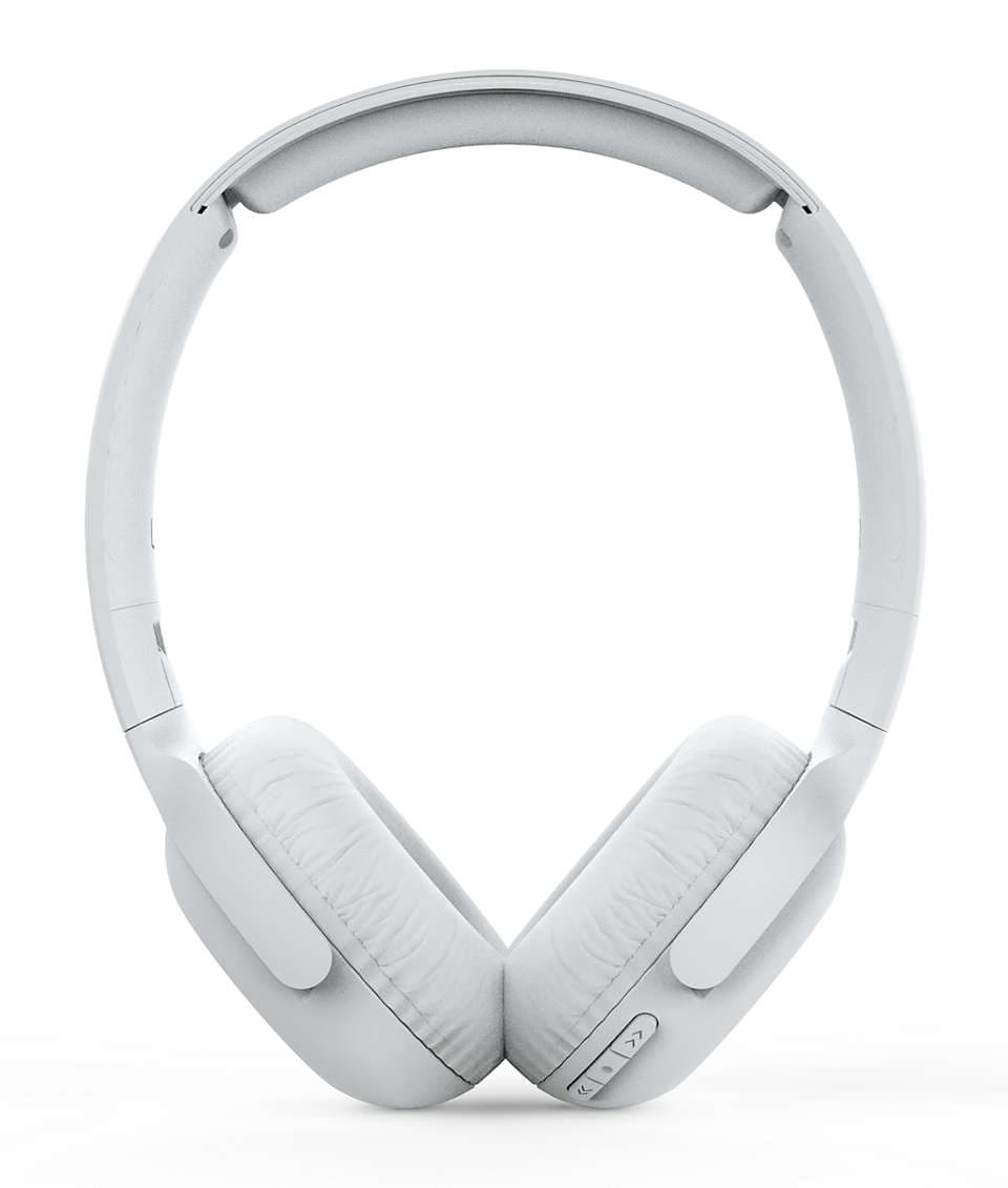 PHILIPS HEADPHONES WIRELESS BASS+ TAUH202WT WHITE #