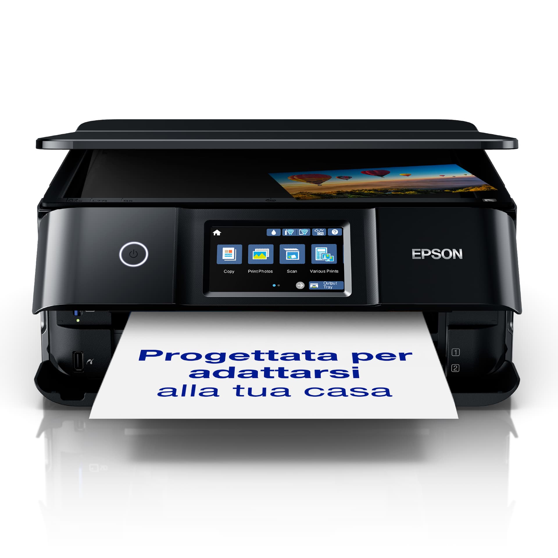 Epson Expression Photo XP-8700 - Impressora multi-funções - a cores - jacto de tinta - A4/Legal (media) - até 9.5 ppm (impressão) - 100 folhas - USB, Wi-Fi - preto
