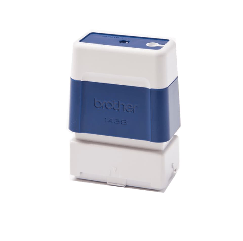 Carimbo - pré-tintado - azul - texto personalizado - 14 x 38 mm (pacote de 6) - para StampCreator PRO SC-2000, PRO SC-2000USB