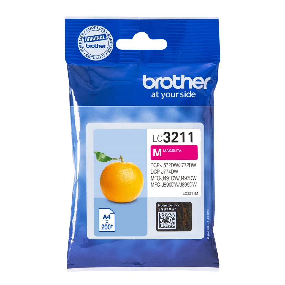Brother LC3211M - Magenta - original - tinteiro - para Brother DCP-J572DW, DCP-J772DW, DCP-J774DW, MFC-J890DN, MFC-J890DW, MFC-J890DWN