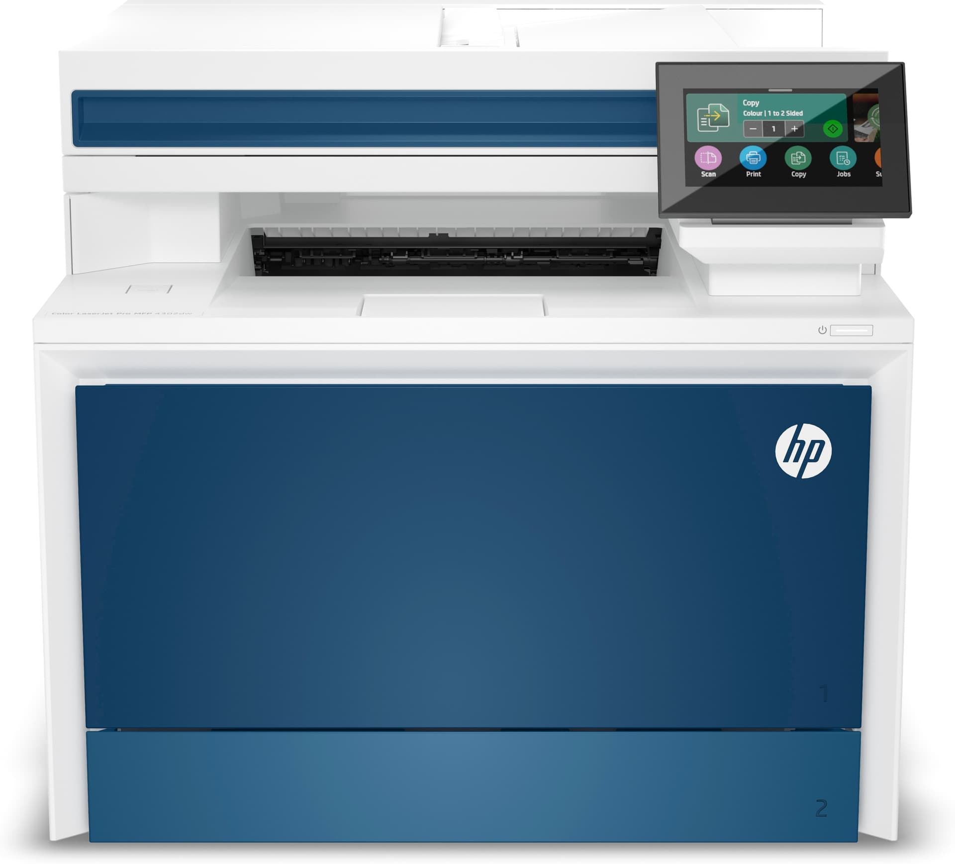 HP Color LaserJet Pro MFP 4302dw - Impressora multi-funções - a cores - laser - Legal (216 x 356 mm) (original) - A4/Legal (media) - até 33 ppm (cópia) - até 33 ppm (impressão) - 300 folhas - Gigabit LAN, USB 2.0, USB 2.0 host, Wi-Fi(ac), Bluetooth