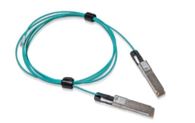 NVIDIA - Cabo de ligação direta 200GBase-AOC - QSFP56 para QSFP56 - 5 m - 5 m - fibra óptica - Active Optical Cable (AOC)
