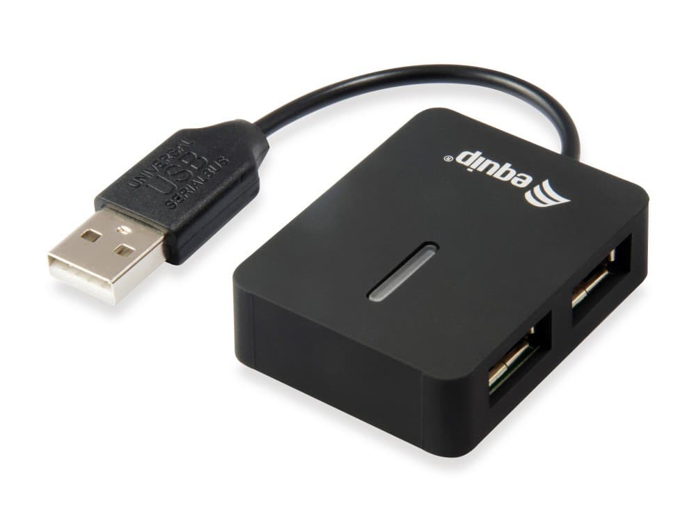 EQUIP LIFE HUB 4 PORTS USB 2.0 BLACK