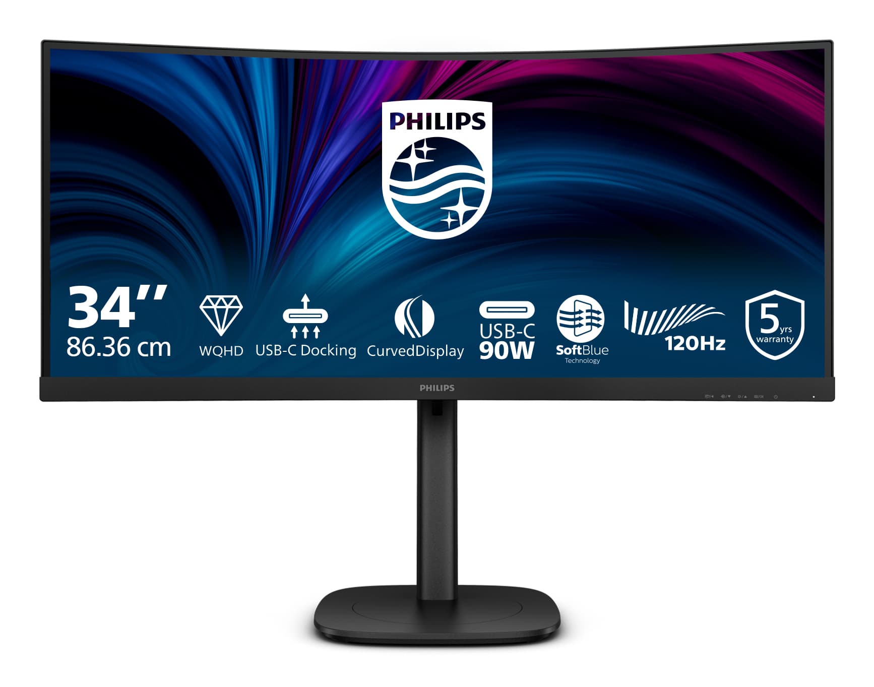Philips 3000 series 34B2U3600C/00, 86,4 cm (34"), 3440 x 1440 pixels