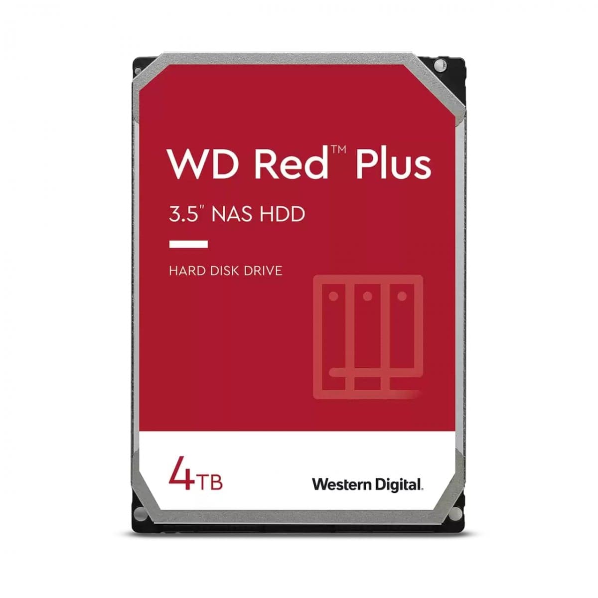 WD HDD 3.5" 4TB 256MB 5400RPM SATA NAS RED PLUS