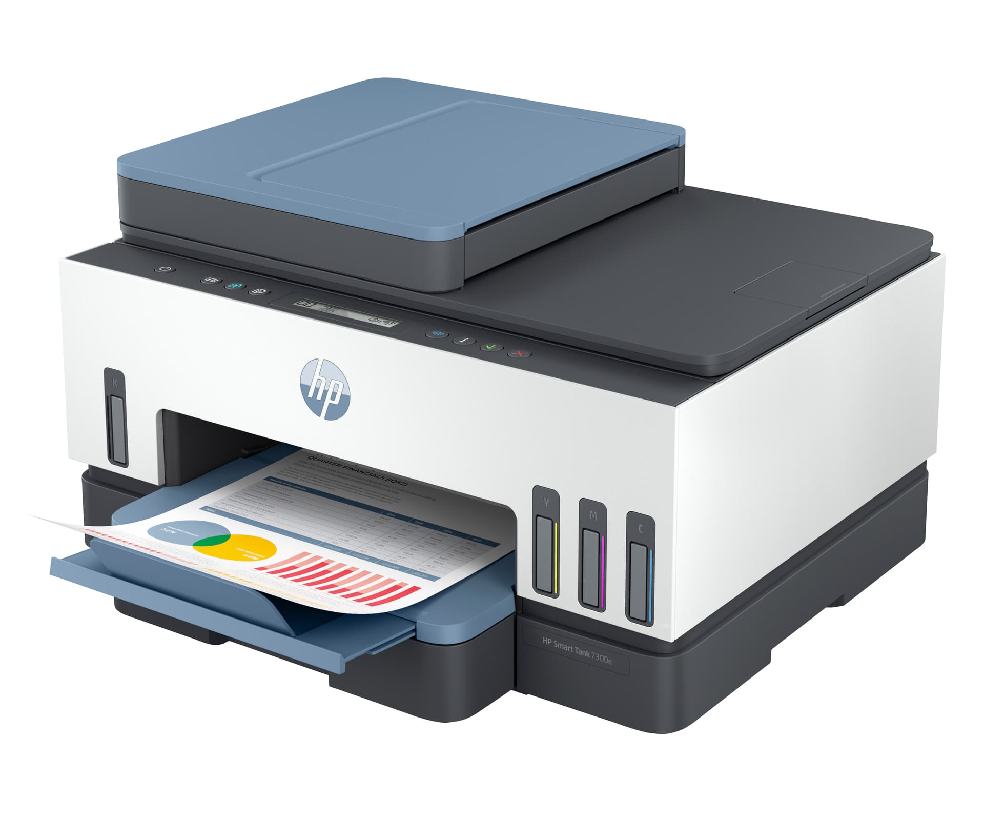 HP SmartTank 7308 All-in-One Color Inkjet A4 13ppm 35 sheets Print Scan Copy USB Wi-Fi Direct Ethernet