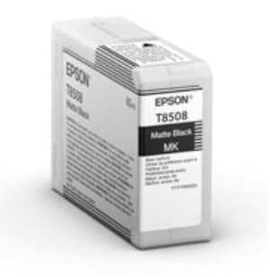 EPSON Singlepack Matte Black T85080N UltraChrome HD ink 80ml