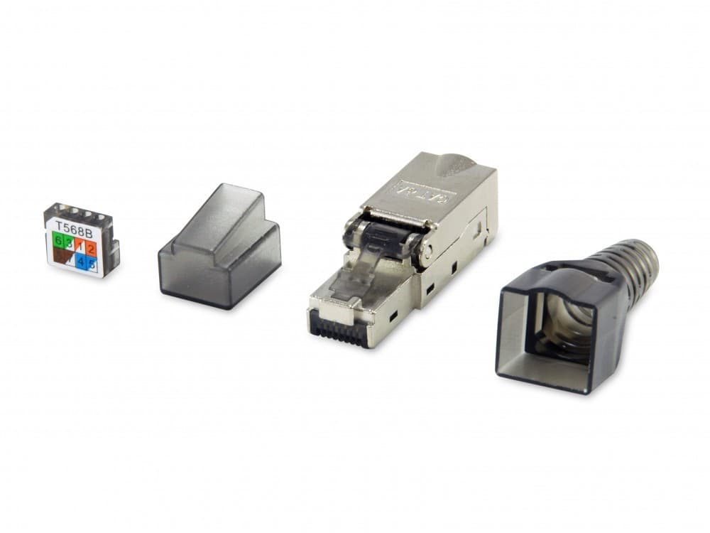 EQUIP FICHA RJ45 UTP CAT6A PACK 5 UN