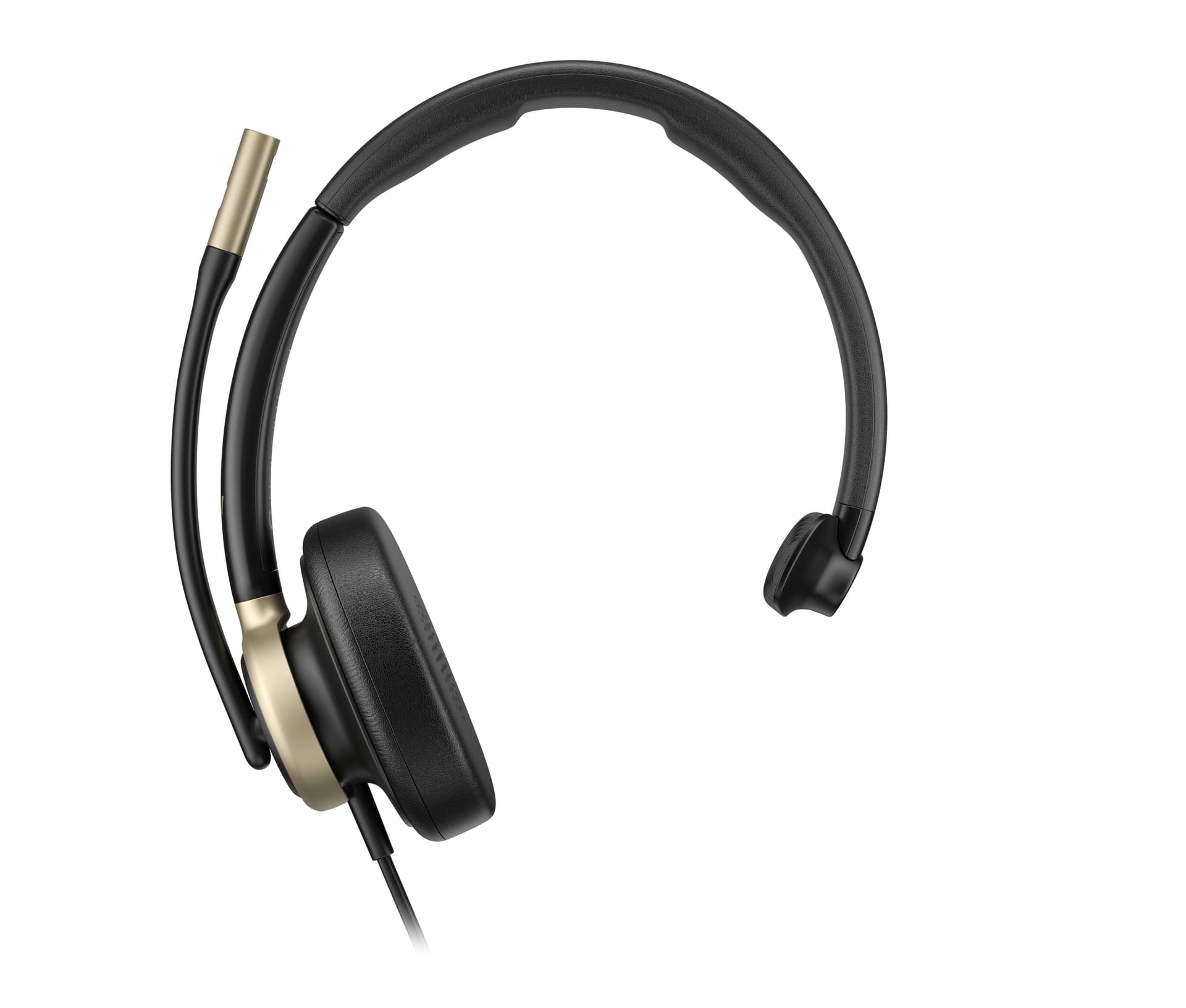HP Poly Mission 815 - Mission 800 Series - auscultadores - no ouvido - com cabo - cancelamento de ruído activo - USB-A, USB-C - preto - Certificado para o Microsoft Teams Open Office, Certificação Zoom, Certificação Google Meet, Works With Chromebook