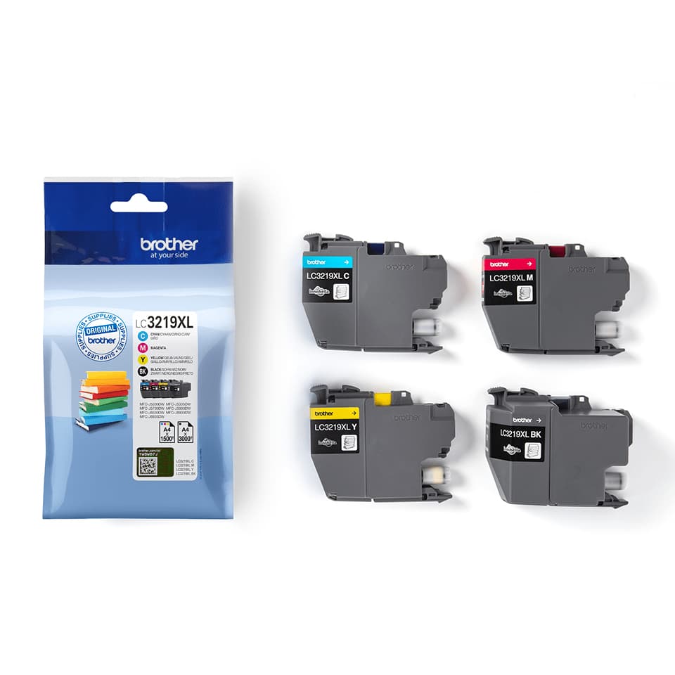 BROTHER TINTEIRO PACK 4 CORES LC3219XLVAL