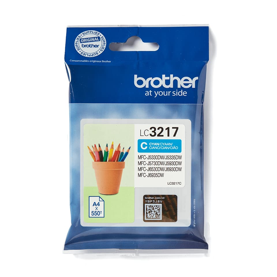 BROTHER TINTEIRO AZUL LC3217C