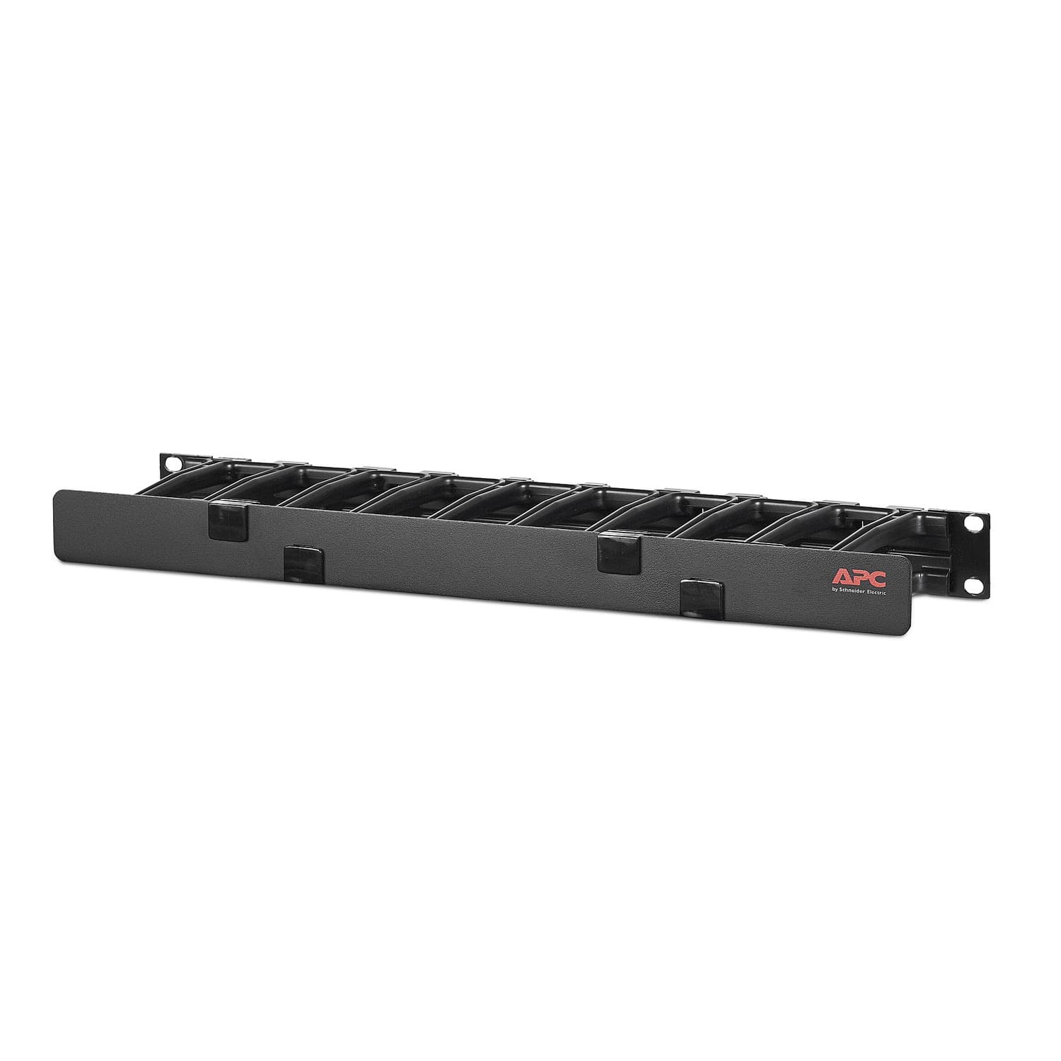 APC HORIZONTAL CABLE MANAGER 1U x 4" DEEP SINGLE SIDE W/ COVER