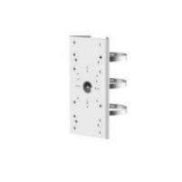 Hikvision Suporte de poste em aço inoxidável para câmaras bullet, branco