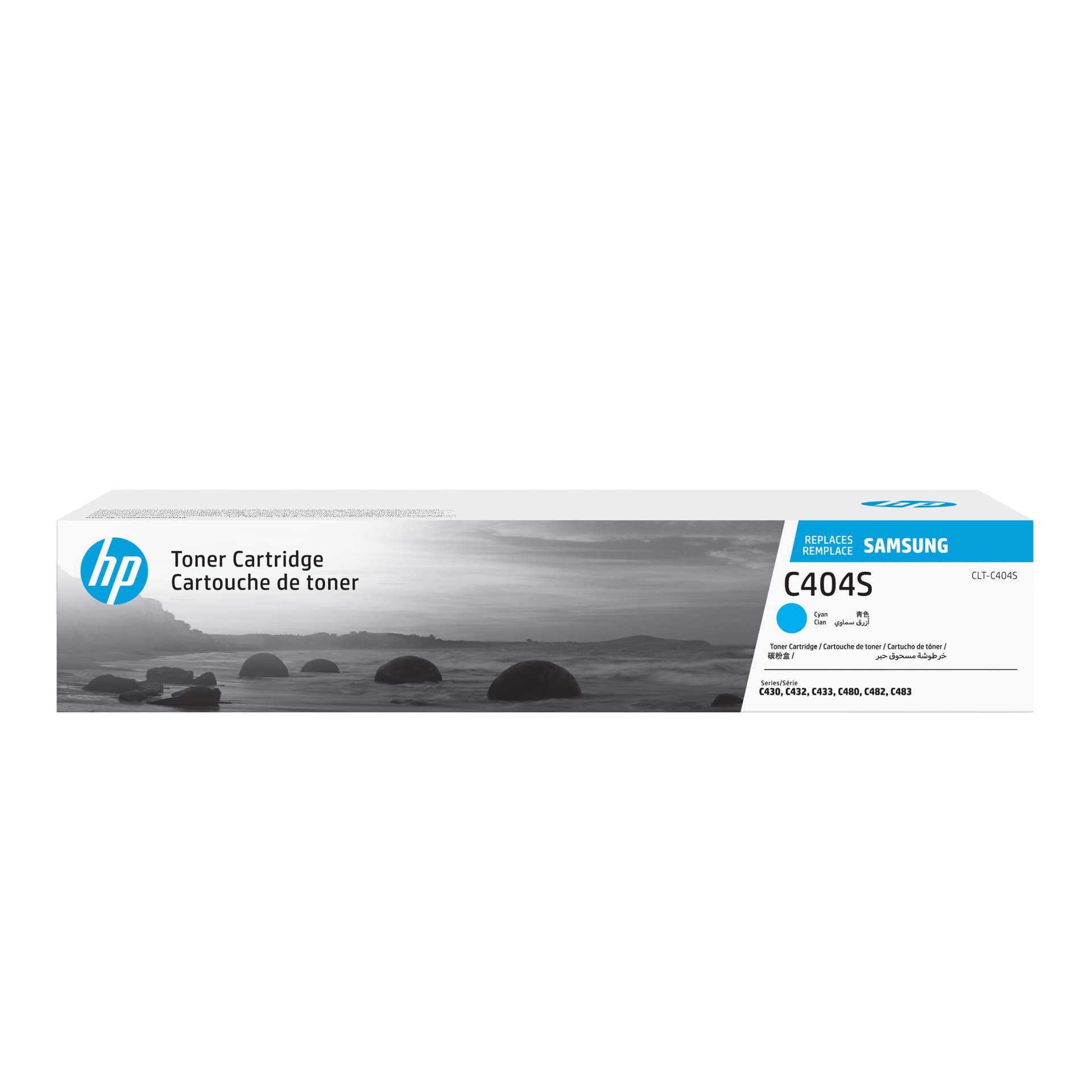HP CLT-C404S - Azul cyan - original - cartucho de toner (ST966A) - para Samsung CLX-3302, 3303, 3304, 3307, Xpress SL-C432, C433, C462, C463, C467, C482, C483
