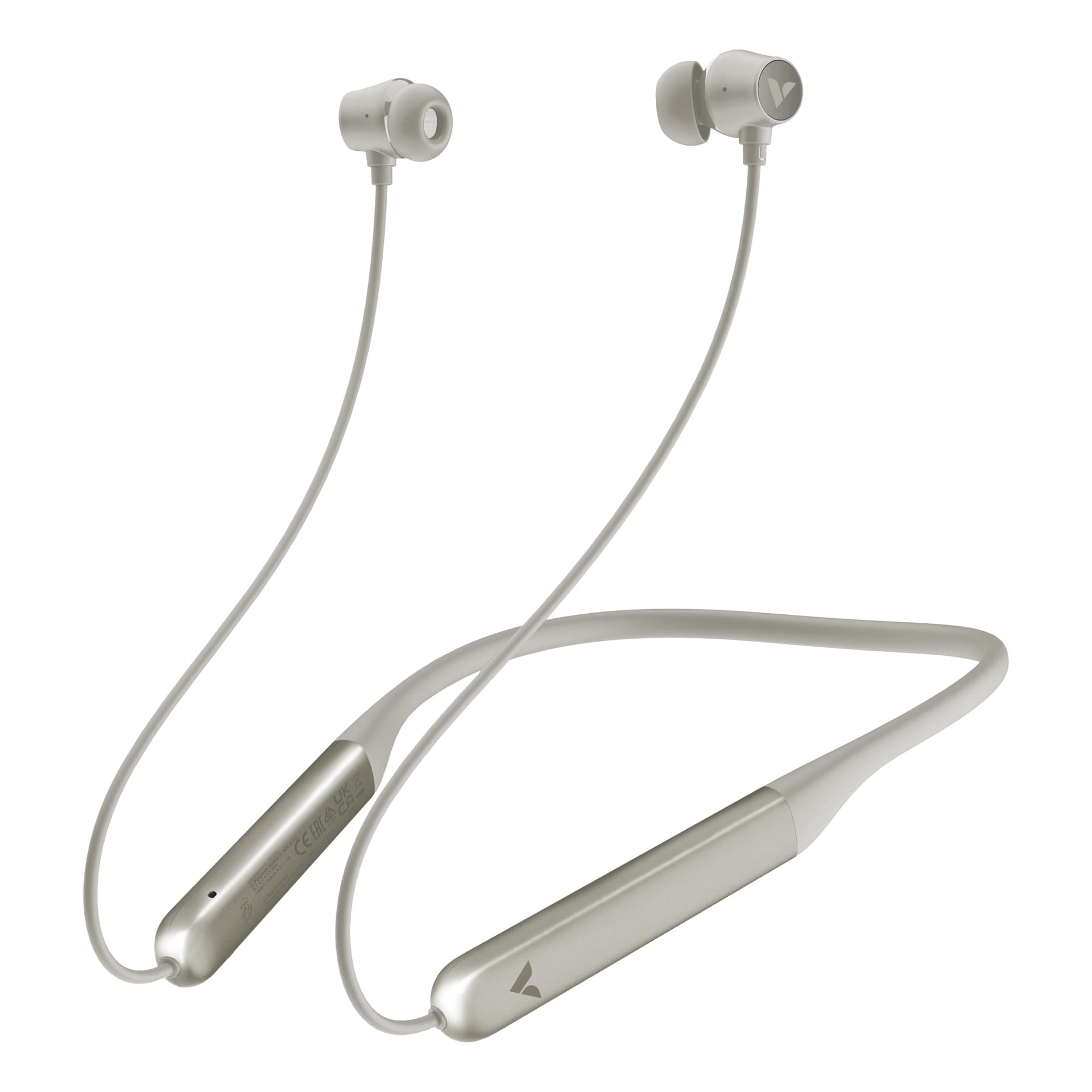 VERBATIM EARPHONES NECKBAND TRUSOUND ACTIVE NOISE CANCEL GREY