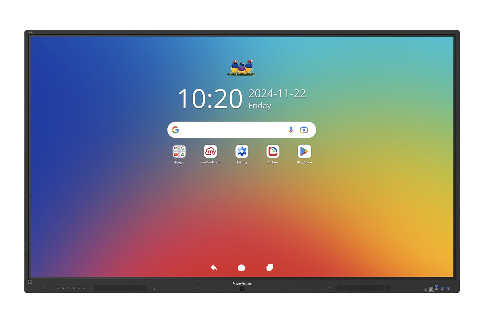 Viewsonic IFP 65IN 4K ANDROID 16 EDLA 64, 165,1 cm (65"), 3840 x 2160 pixels