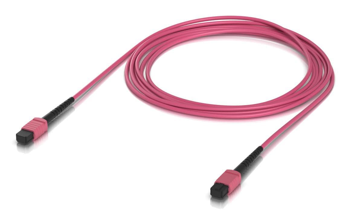 Ubiquiti Indoor OM4 multi-mode fiber patch cable with MPO-12 Type