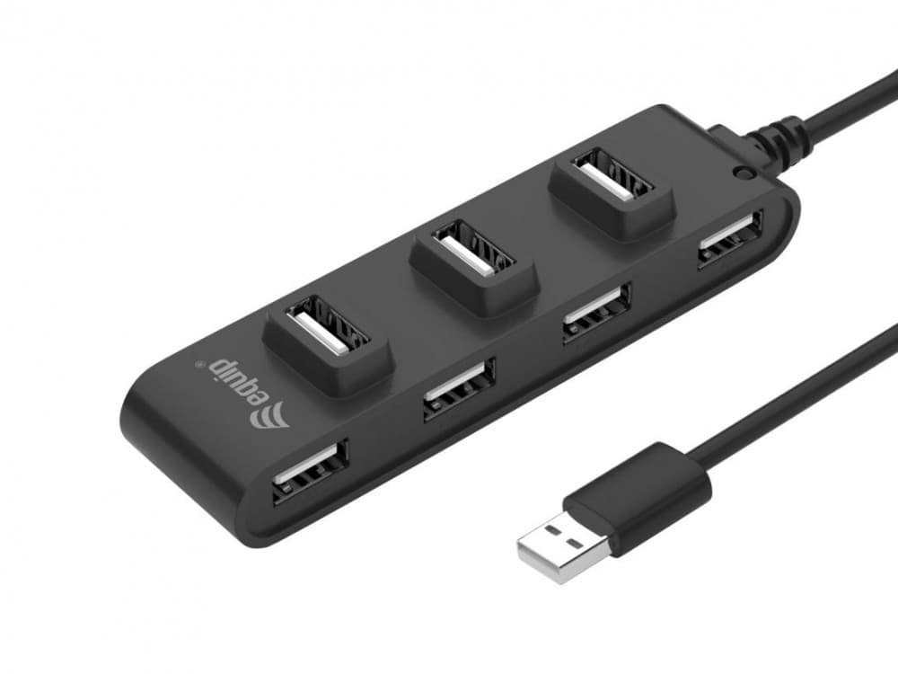 EQUIP LIFE HUB 7PORT USB C/ ALIMENTAÇÃO BLACK #PROMO 2026#