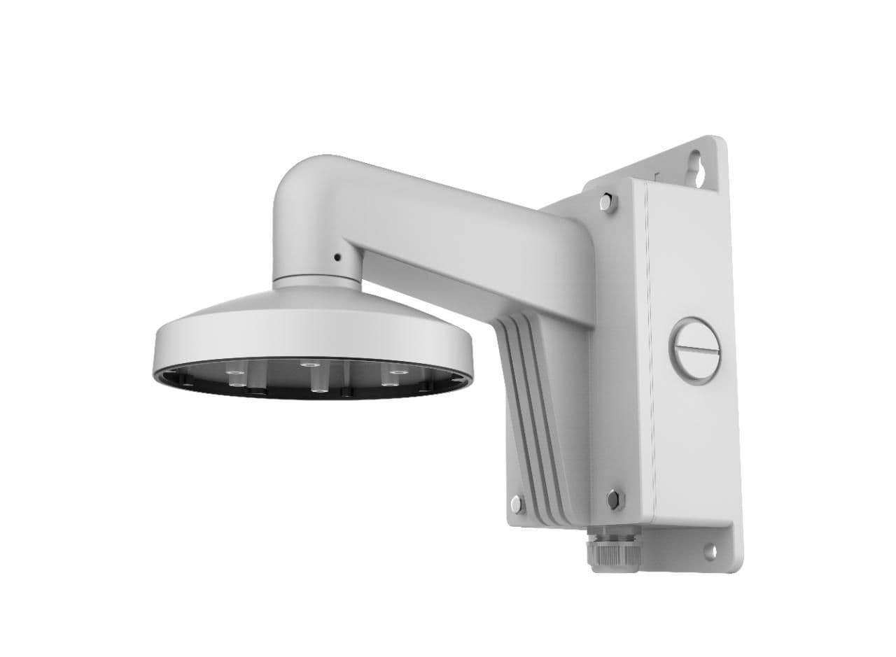 Hikvision Suporte de parede com caixa de ligações para câmaras dome, branco