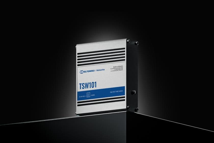 TELTONIKA NETWORKS TSW101 Automotive PoE+ Gigabit ethernet switch