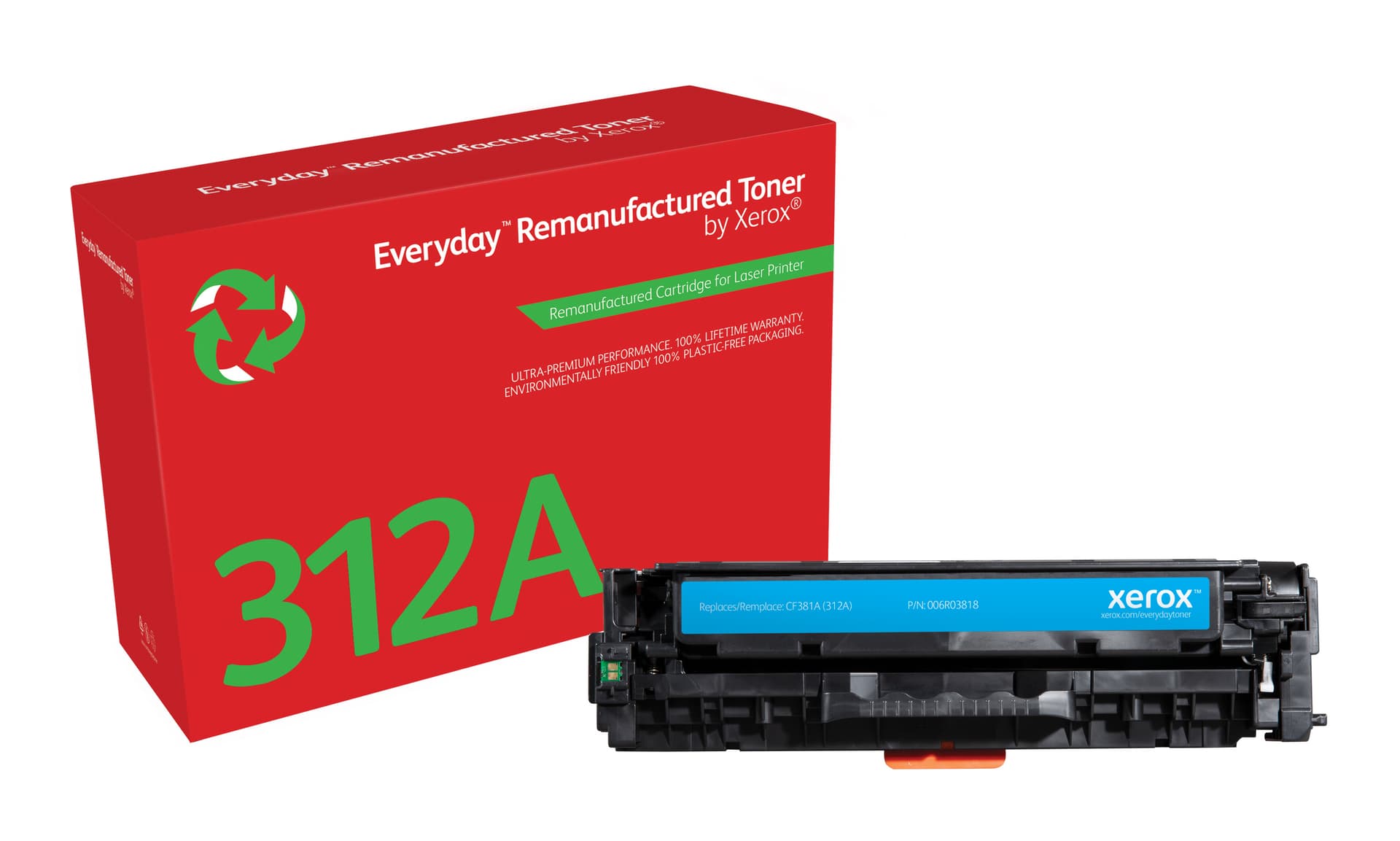 XEROX TONER CYAN EQUIVALENT TO HP 312A