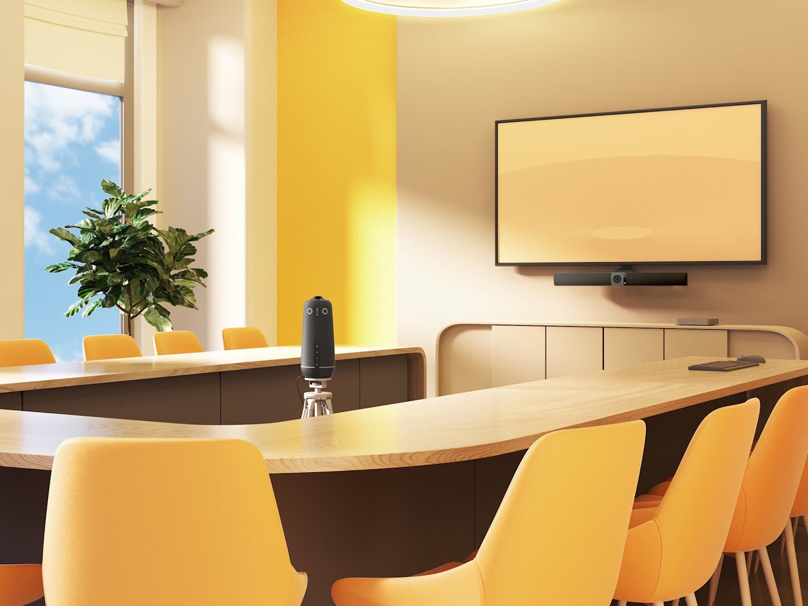 Owl Labs Dispositivo de videoconferência Owl Bar - Barra de videoconferência 4K com focagem ativa do altifalante (Adicione um Meeting Owl 4+, Meeting Owl 3 ou Meeting Owl Pro para uma cobertura de 360 graus e comutação automática da câmara), miniatura 6