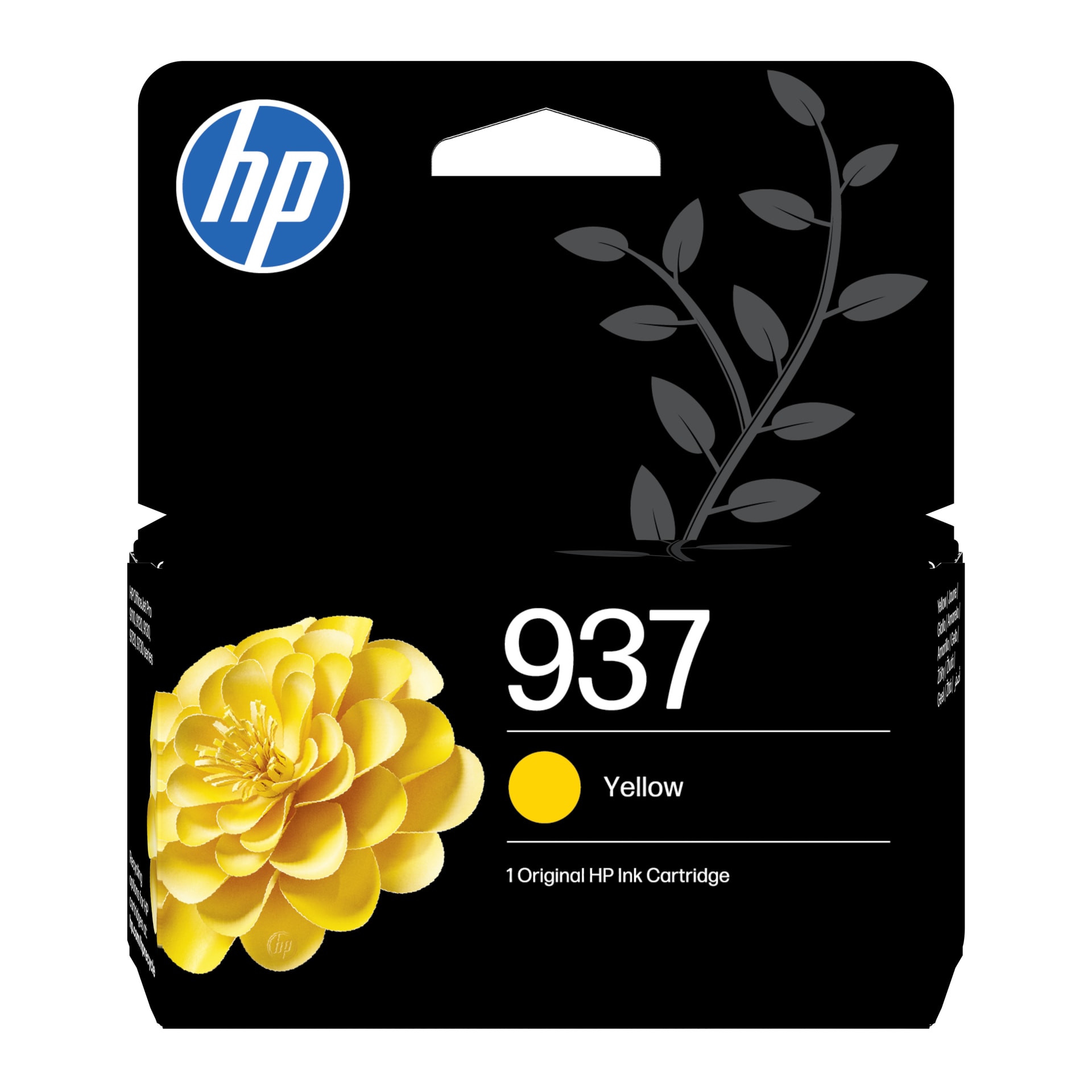 HP Tinteiro Original 937 Amarelo, imagem 1