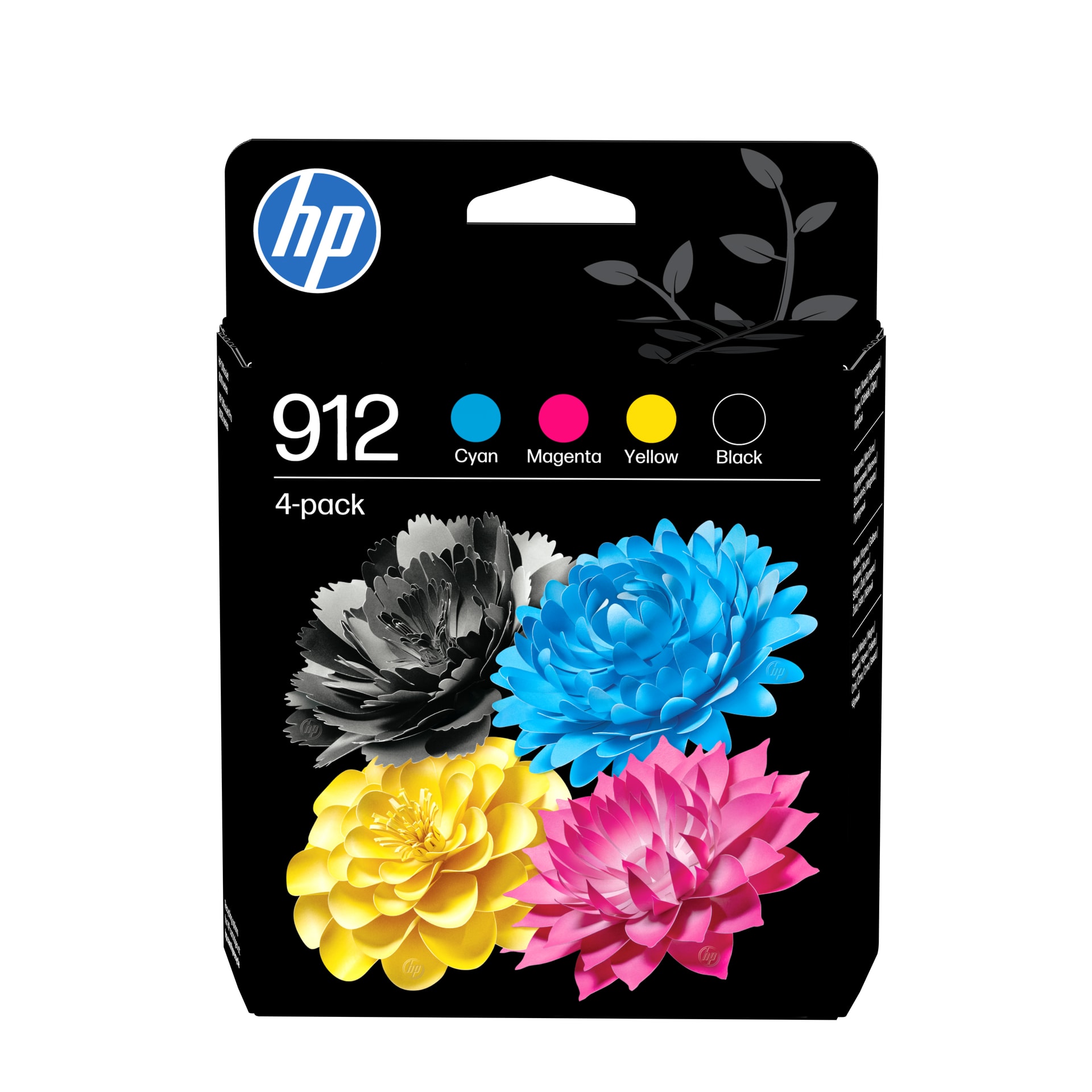 HP Conjunto de 4 Tinteiros Originais 912 Preto/Ciano/Magenta/Amarelo, imagem 1