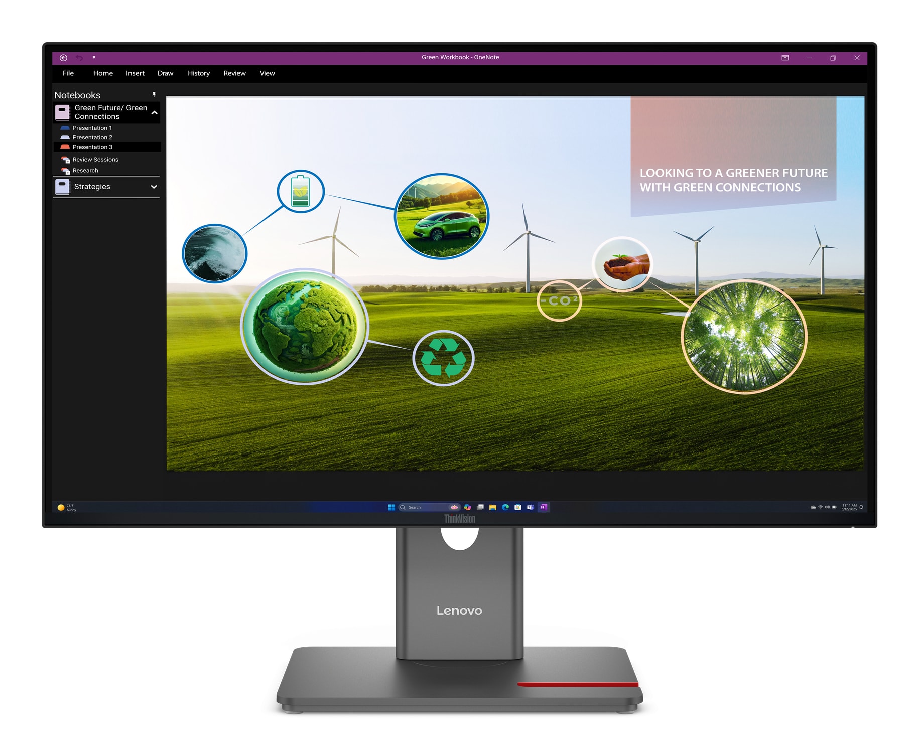 Lenovo ThinkVision P27Q-40 Monitor, imagem 1